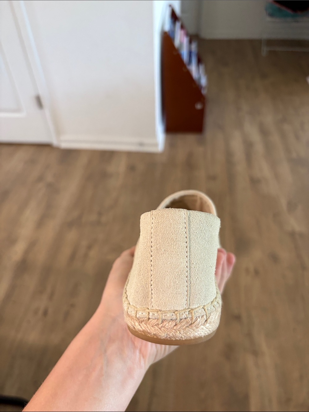 Tory Burch Pearl-Embellished Espadrille Slip-On in Dulce De Leche and Black - Picture 4 of 5